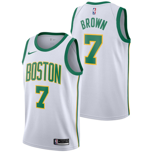 Boston Celtics Nike Replica Replica Replica City Edition Swingman Jersey - Jaylen Brown -