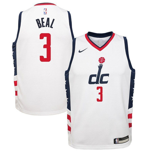 Bradley Beal Washington Wizards Youth Jersey Jersey White City Edition