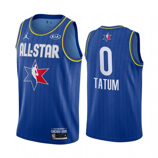 2020 Nba All-Star Game Jersey Reserves Boston Celtics Jayson Tatum #0 Blue