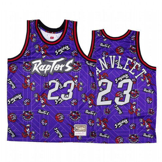 Fred Vanvleet #23 Toronto Raptors Purple Tear Up Pack Jersey