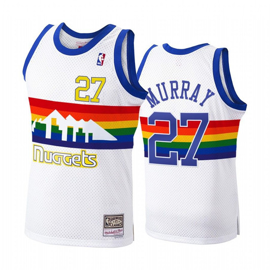 Denver Nuggets Jamal Murray #27 Hardwood Classics 1991-92 Jersey Men'S