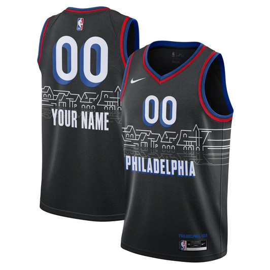 Philadelphia 76Ers Nike City Edition Swingman Jersey - Custom -  - 2020