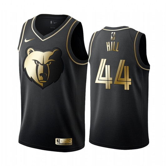 Solomon Hill Memphis Grizzlies Black #44 Golden Edition Jersey