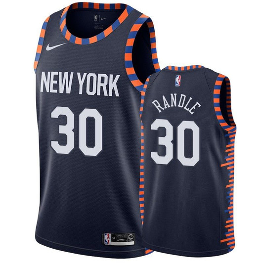 New York Knicks Julius Randle #30 City Men'S Jersey