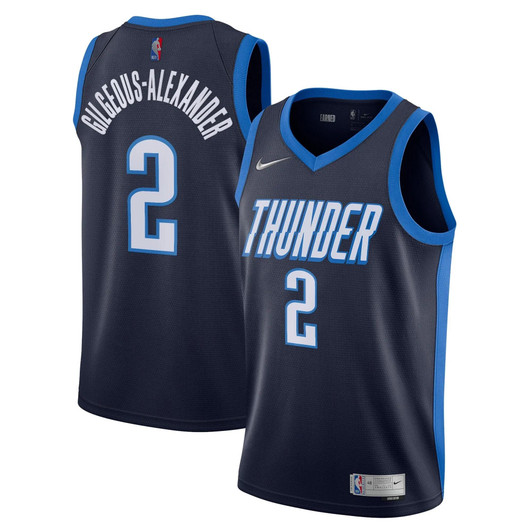 Oklahoma City Thunder Nike Earned Edition Swingman Jersey - Shai Gilgeous-Alexander - Mens
