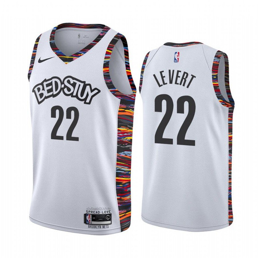 Caris Levert Brooklyn Nets 2019-20 White City #22 Jersey