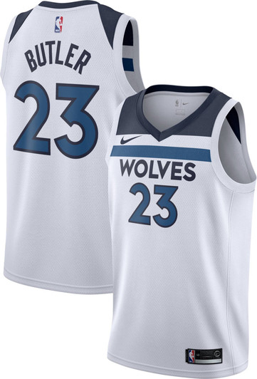 Nike Men'S Minnesota Timberwolves Jimmy Butler #23 White Dri-Fit Swingman Jersey