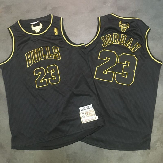 Chicago Bulls Michael Jordan #23 Nba Classic Black Jersey