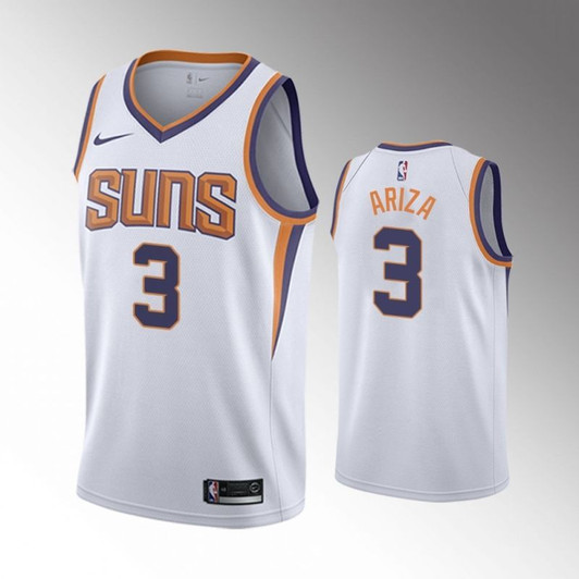 Phoenix Suns Trevor Ariza #3 2020 Nba New Arrival White Jersey Jersey