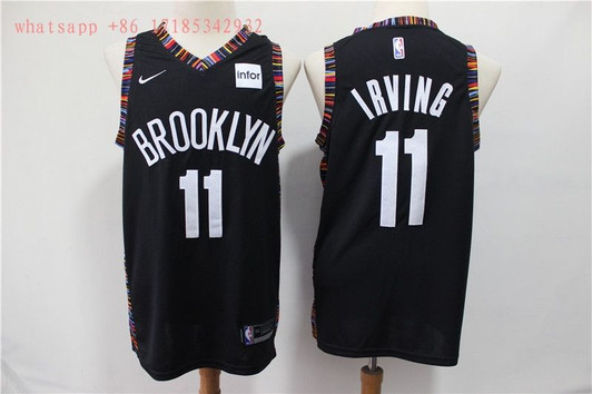 Brooklyn Nets Kyrie Irving #11 2020 Nba New Arrival Black Jersey