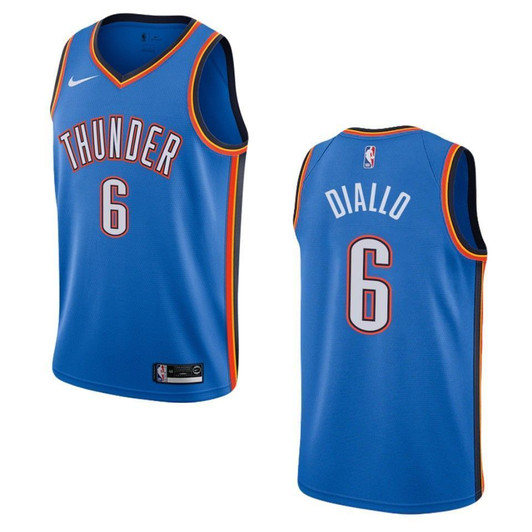 Oklahoma City Thunder 6 Hamidou Diallo Icon Swingman Blue 3D Jersey