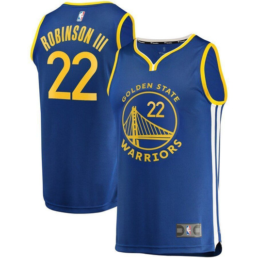 Glenn Robinson Iii Golden State Warriors Fanatics Branded Fast Break Replica Royal Icon Edition 3D Jersey