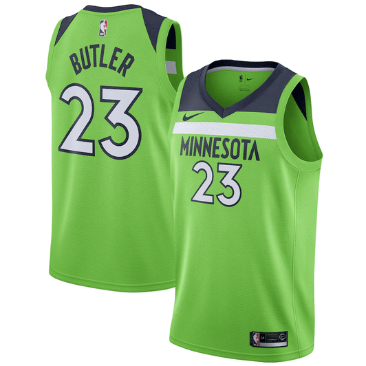 Jimmy Butler Minnesota Timberwolves Swingman Statement Edition Green 3D Jersey