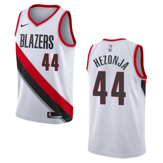 Portland Trail Blazers 44 Mario Hezonja Association Swingman White 3D Jersey