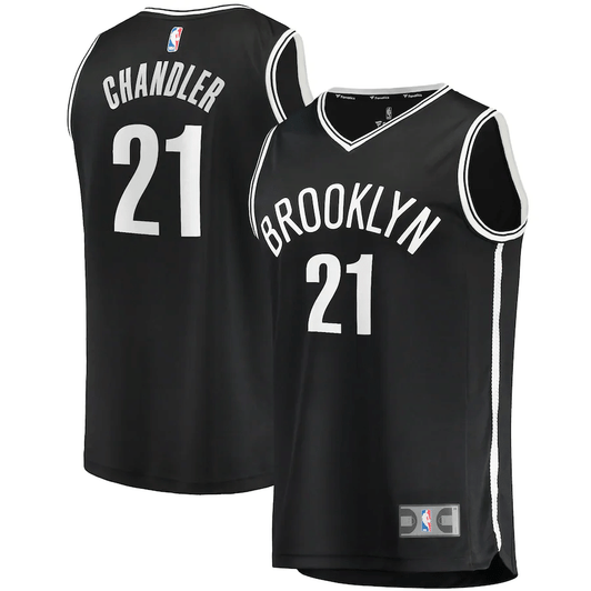 Wilson Chandler Brooklyn Nets Fanatics Branded Fast Break Replica Icon Edition Black 3D Jersey