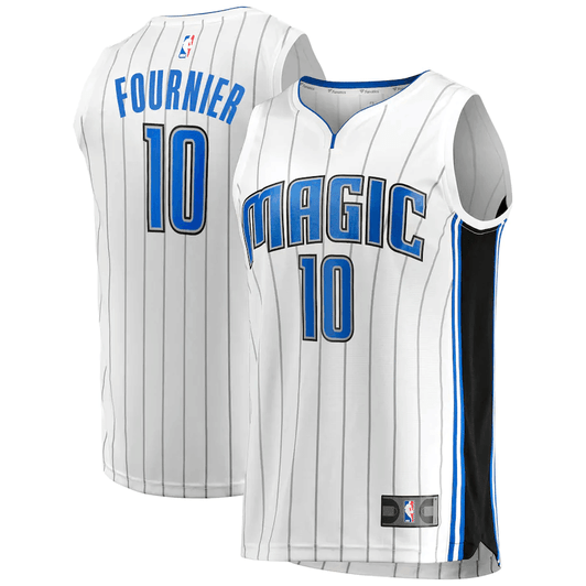 Evan Fournier Orlando Magic Fanatics Branded Fast Break Association Edition White 3D Jersey