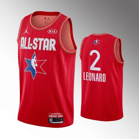 Toronto Raptors Kawhi Leonard 2 Nba 2021 New Arrival Red Jersey