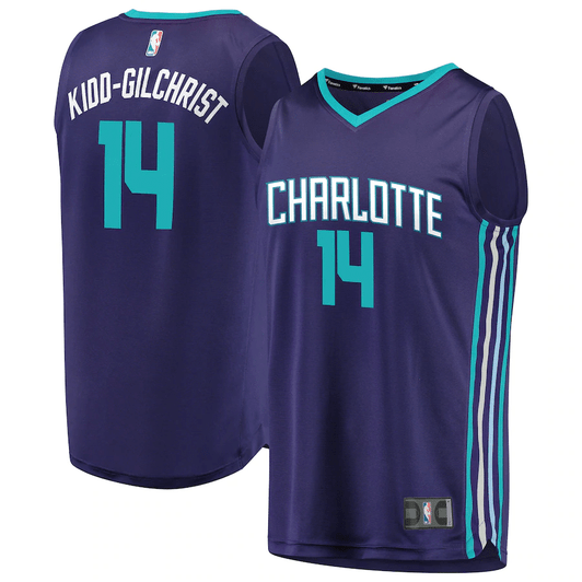 Michael Kidd Gilchrist Charlotte Hornets Fanatics Branded Fast Break Player Statement Edition Purple 3D Jersey