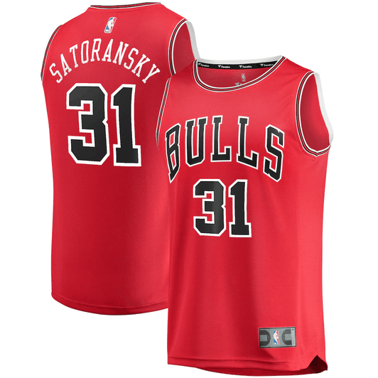 Tomas Satoransky Chicago Bulls Fanatics Branded Fast Break Player Icon Edition Red 3D Jersey