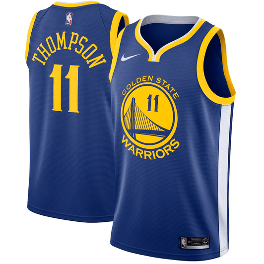Klay Thompson Golden State Warriors Swingman Royal Icon Edition 3D Jersey
