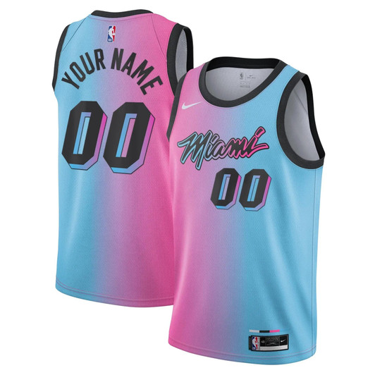 Miami Heat Nike City Edition Swingman Jersey - Custom - Youth - 2020