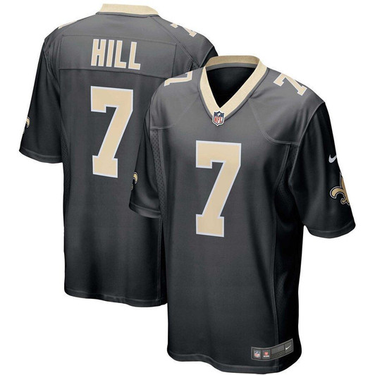 Taysom Hill New Orleans Saints Game Black 3D Jersey