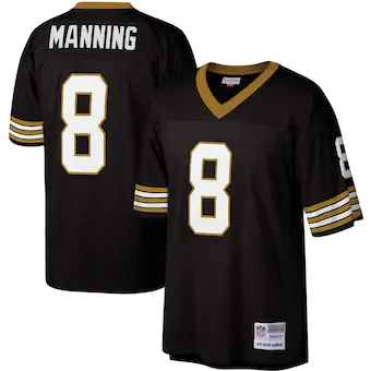 Archie Manning New Orleans Saints Mitchell & Ness Legacy Black 3D Jersey