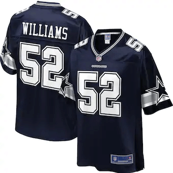 Connor Williams Dallas Cowboys Nfl Pro Line Player Navy 3D Jersey