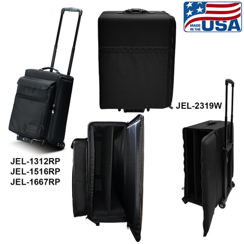 multiple laptop rolling case