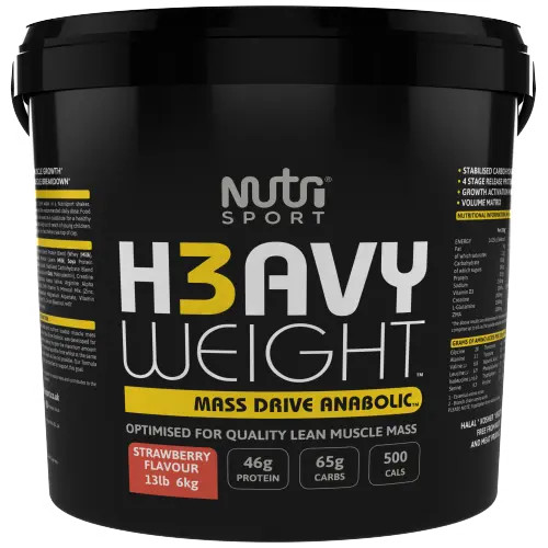 NutriSport NSP147 H3avyweight Mass Drive Anabolic 1.5kg Banana