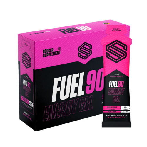 Soccer Supplement SOC014 Fuel90 Energy Gel 12x70g Mixed Berry