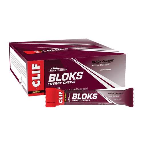 CLIF CLI018 Bloks Energy Chews 18x60g Black Cherry