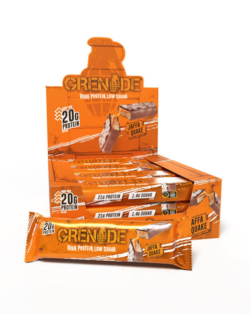 Grenade GRE021 Protein Bar 12x60g Jaffa Quake