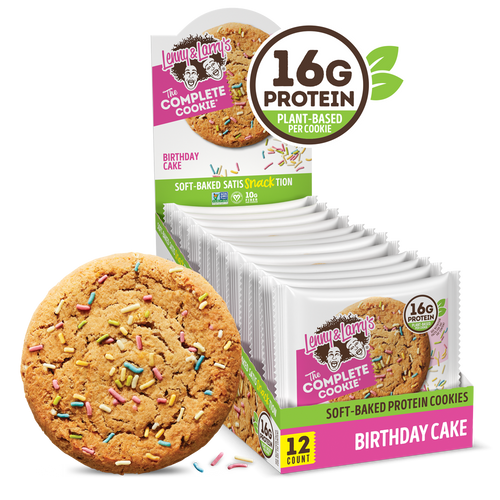 Lenny & Larry's LEN002 The Complete Cookie 12x113g Birthday Cake