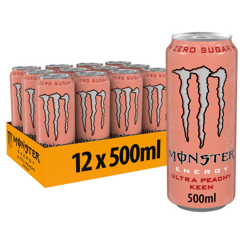 Monster Energy MON036 Ultra 12x500ml Peachy Keen