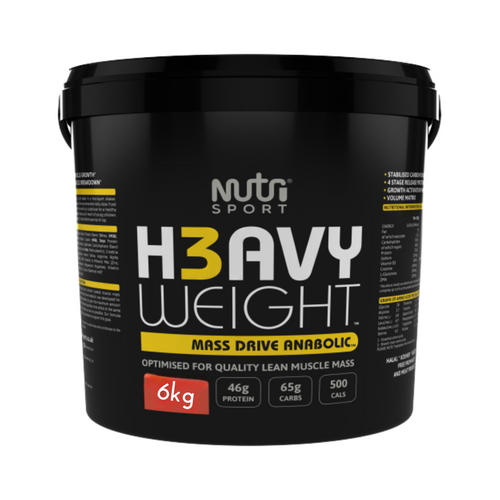 NutriSport NSP160 H3avyweight Mass Drive Anabolic 6kg Vanilla