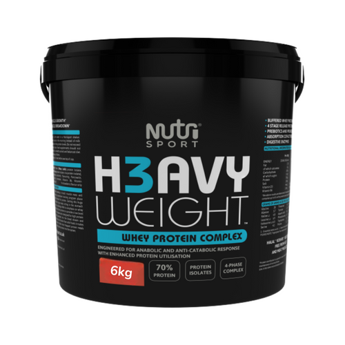 NutriSport NSP180 H3avyweight Whey Protein Complex 6kg Vanilla