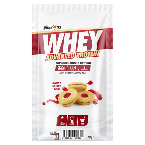 Per4m PER155 Advanced Whey Protein Sachet 30g Jammy Biscuit