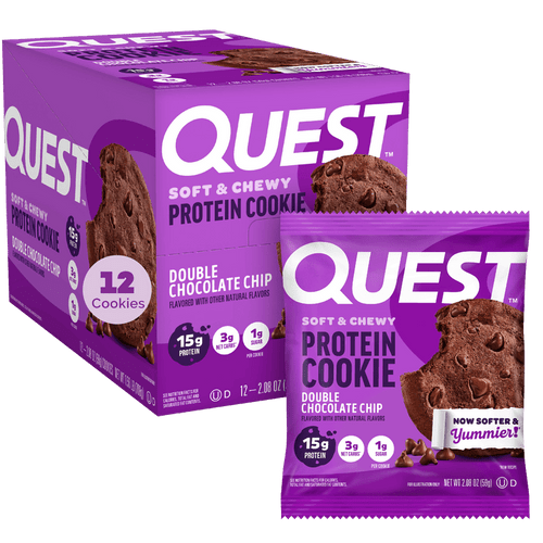 Quest Nutrition QUE039 Cookie 12x59g Double Chocolate Chip