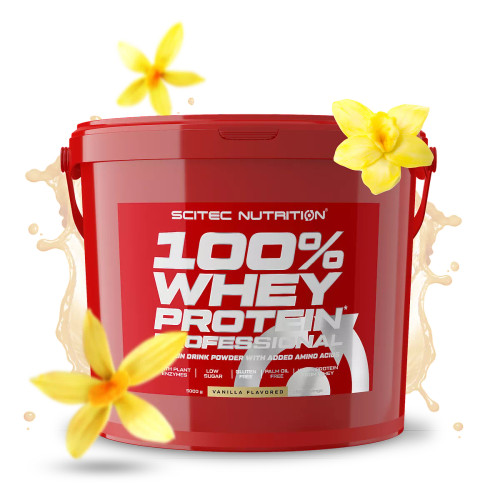 Scitec Nutrition SCI020 100% Whey Protein Professional 5000g Vanilla
