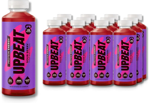 Upbeat UPB016 Protein Energy 12x500ml Sour Berry