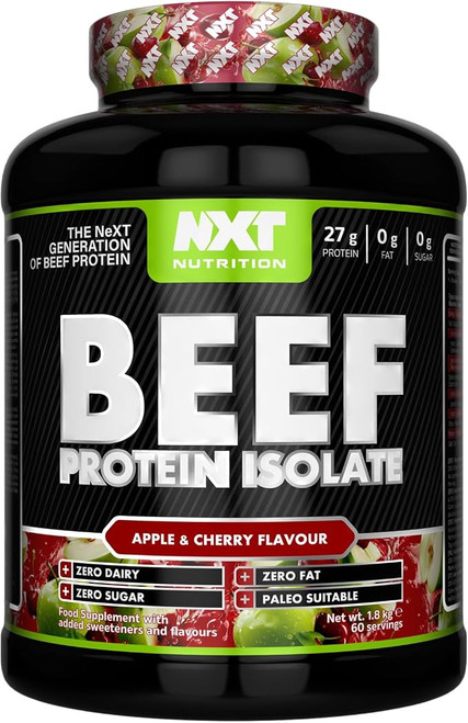 NXT Nutrition Beef Protein Isolate 1.8kg Apple & Cherry