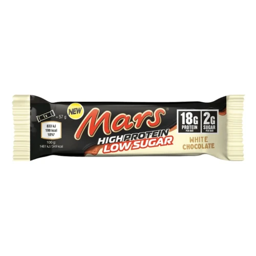 Mars Hi Protein Low Sugar Bar 57g White Chocolate