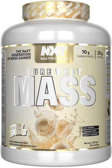 NXT Nutrition NXT Pure Whey Mass 3.18kg Vanilla