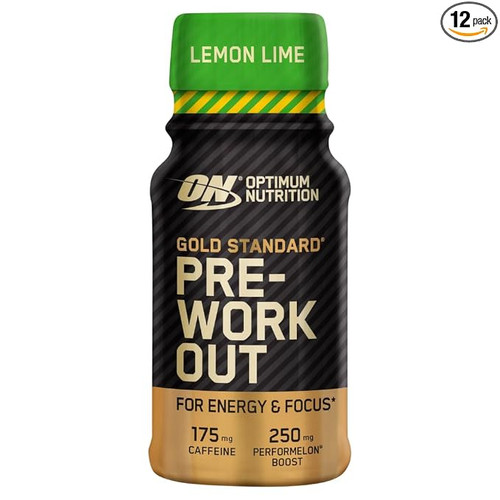 Optimum Nutrition Gold Standard Pre-Workout Shot 60ml Lemon & Lime