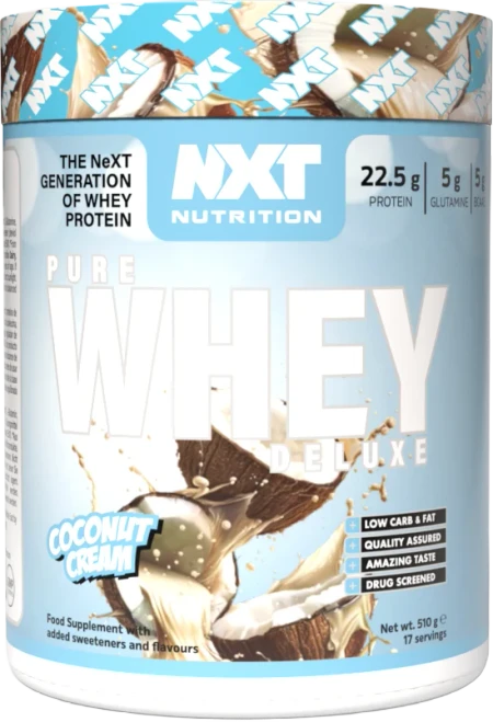 NXT Nutrition Pure Whey Deluxe 510g Coconut Cream