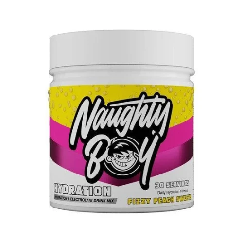 Naughty Boy Hydration 255g Fizzy Peach Sweets