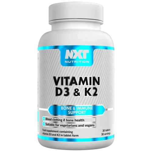 NXT Nutrition Vitamin D3 & K2 30 Tabs