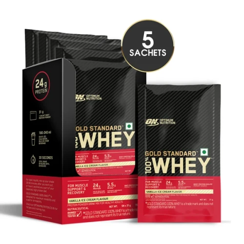 Optimum Nutrition Gold Standard 100% Whey Sachet 32g Vanilla Ice Cream