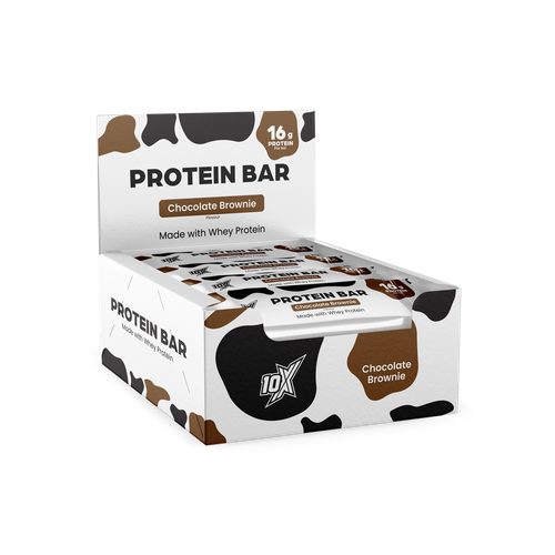 10X Athletic 10X Protein Bar 12x 55g Chocolate Brownie